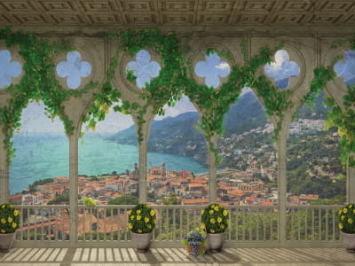 Фотообои Традиционная терраса Италии