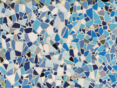 Фотошпалери Блакитна мозаїка