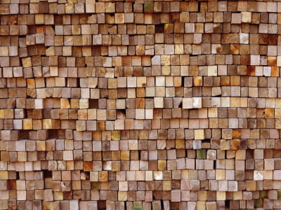 Фотообои Прочные деревянные бруски