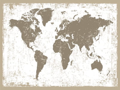 Фотошпалери Географічна карта материків