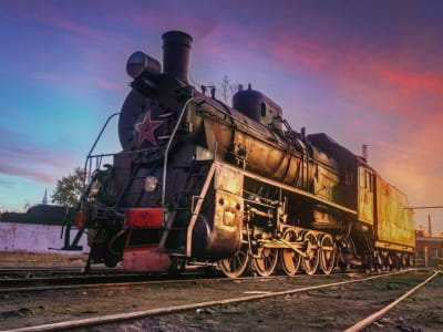 Фотообои Паровой локомотив