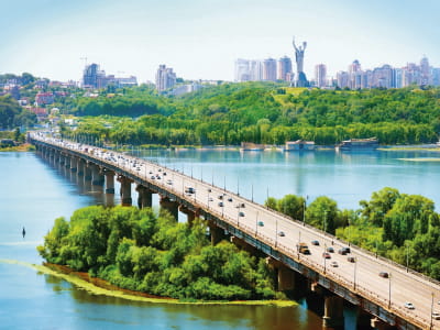 Фотообои Мост Патона, Киев