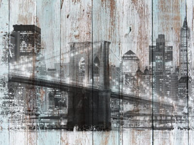 Фотообои Бруклинский мост рисунок