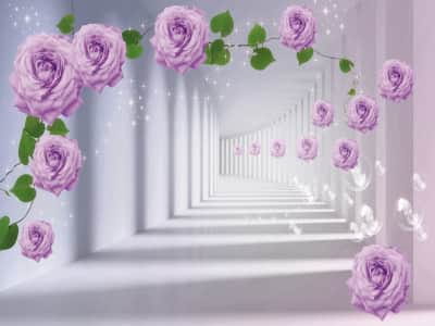 Фотошпалери Гламурні троянди 3Д