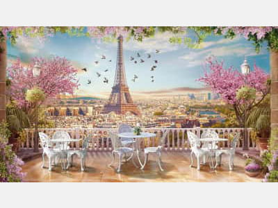 Фотошпалери Панорама на Париж