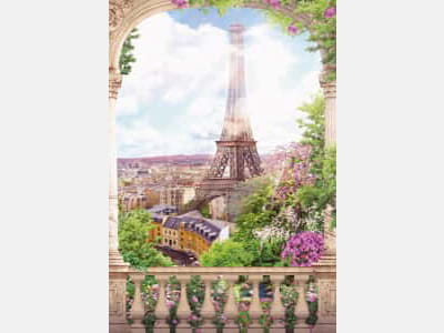 Фотообои Балкон с видом на Париж