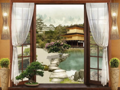 Фотообои Вид на японский сад