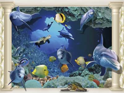Фотообои Подводный мир 3Д