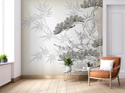 Фотообои Японская картина ( код: 2305 ) Фотообои Японская картина
