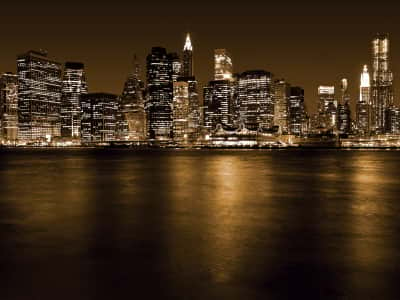 Фотообои Вечерние огни Нью-Йорка