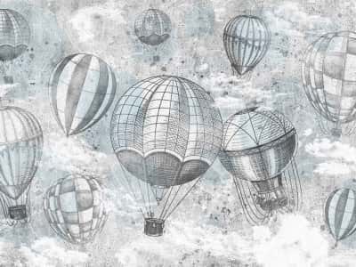 Фотообои Красивые воздушные шары