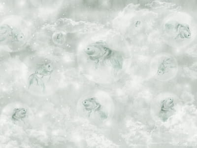 Фотошпалери Рибки у смарагдовому морі