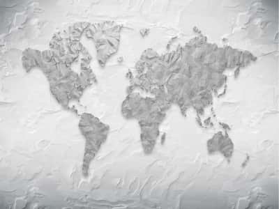 Фотообои Утонченная карта мира