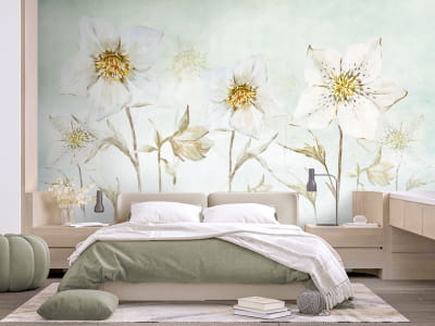 Фотообои Утренние цветы