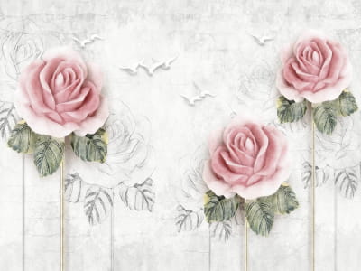 Фотообои Воздушные розы
