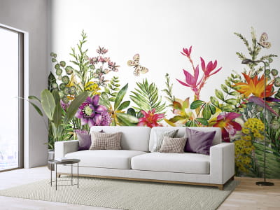 Фотообои Пёстрый сад цветов