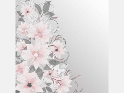Фотошпалери Вишуканий квітковий малюнок