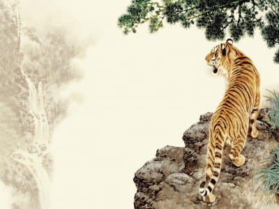 Фотошпалери Лютий тигр