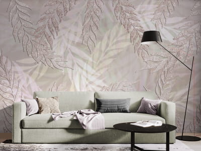 Фотообои Нежные пушистые листья