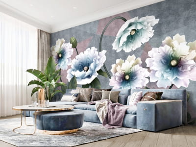 Фотообои Ночные цветы 3Д