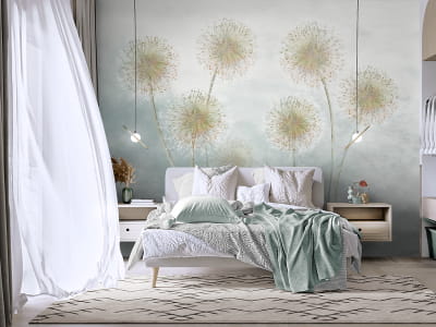 Фотошпалери Красиві кульбаби