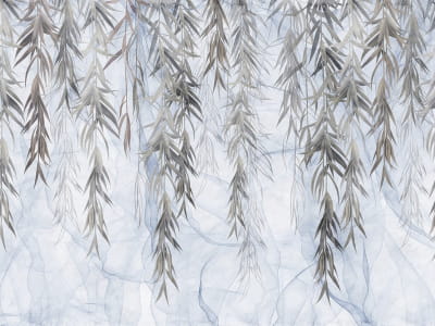 Фотообои Светлые ветки ивы