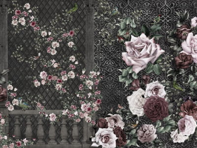 Фотообои Сад цветущих роз