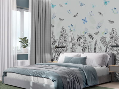 Фотошпалери Сад метеликів