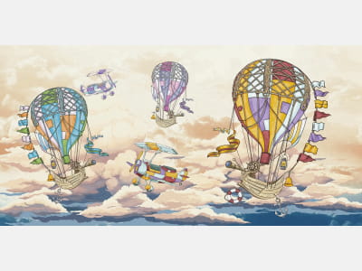 Фотообои Красочные воздушные шары