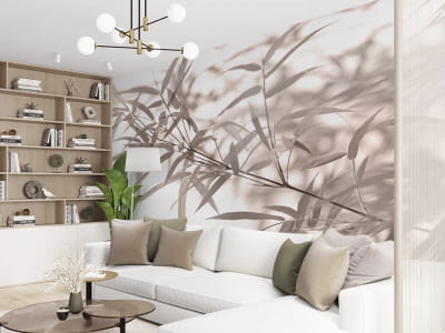 Фотообои Нежные листья бамбука ( код: 26304 ) Фотообои Нежные листья бамбука