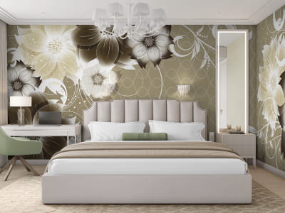 Фотошпалери Строкаті квіти