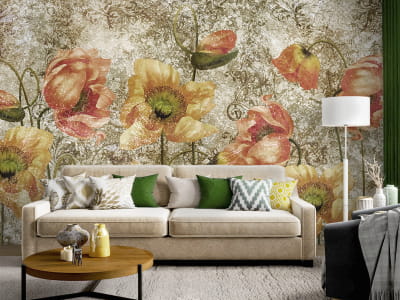 Фотообои Маки, рисунок