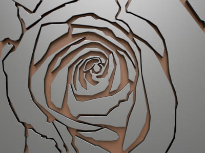 Фотошпалери Троянда 3Д