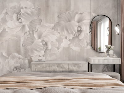 Фотошпалери Цвітіння півоній