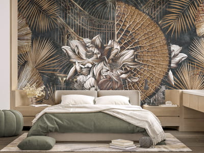 Фотообои Ночная водяная лилия