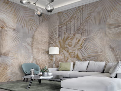 Фотошпалери Ніжна водяна лілія ( код: 26526 ) Фотошпалери Ніжна водяна лілія