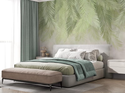 Фотошпалери Зелене пальмове листя