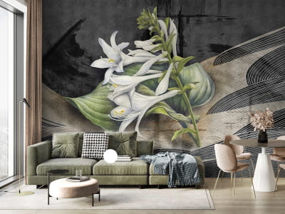 Фотошпалери Ніжні лілії