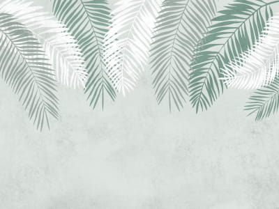 Фотообои Пальмовые листья, рисунок