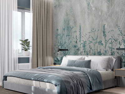 Фотошпалери Польові квіти, малюнок