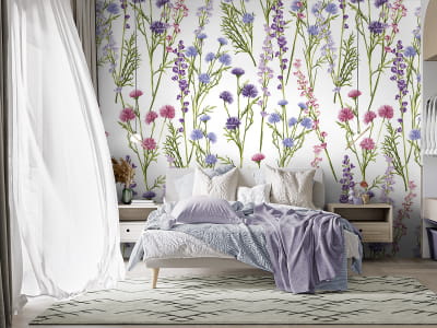 Фотошпалери Весняні лугові квіти