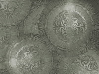 Фотошпалери Зелені кола 3Д