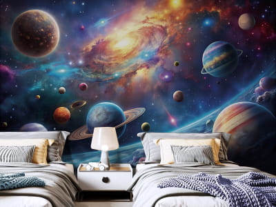 Фотошпалери Яскрава сонячна система