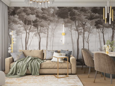 Фотообои Тайна туманного леса