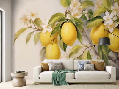Фотообои Сочные лимоны