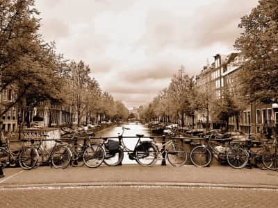 Фотошпалери Велосипеди у Амстердамі