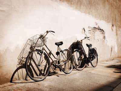 Фотошпалери Старі велосипеди