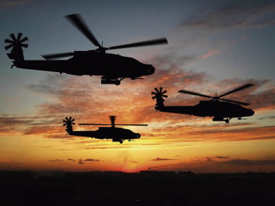 Фотообои Боевые вертолёты