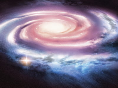 Фотошпалери Галактика всесвіту