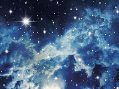 Фотошпалери Нічне небо з зірками